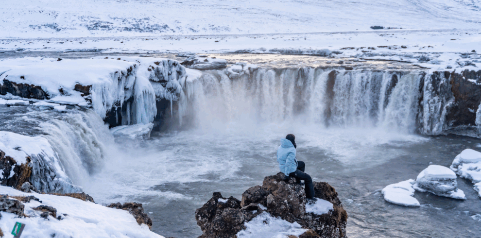 Godafoss en invierno