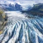 glaciar vatnajokull islandia hielo azul paisaje 85x85